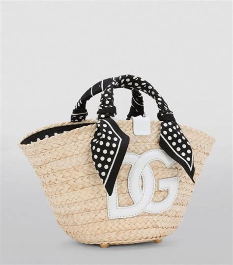 Dolce&Gabbana The Kendra Straw Tote Bag.